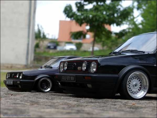 1:12 Tuning VW Golf 2 MK2 16V + BBS RS-Alufelgen